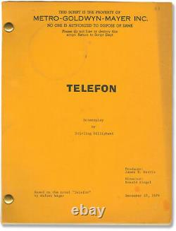 Don Siegel TELEFON Original screenplay for the 1976 film #149181