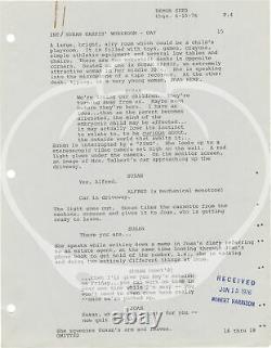 Donald Cammell DEMON SEED Original screenplay for the 1977 film 1976 #149427