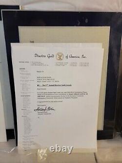 Donald Schain Don Movie Script Notes Crystal Heart Award Directors Guild Disney