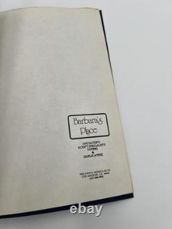 Doorman Original Movie Script Screenplay Gary Youngman Barbara Brenner WGA West
