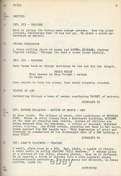 Douglas Sirk BATTLE HYMN Original screenplay for the 1957 film 1956 #142863