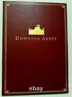 Downton Abbey Movie Screenplay Script Signed Maggie Smith & Cast Leather Promo