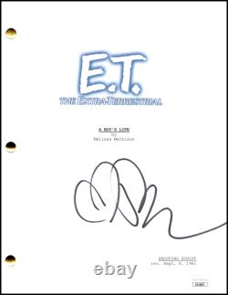 Drew Barrymore Signed Autograph Steven Spielberg ET Movie Script Screenplay JSA