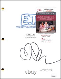 Drew Barrymore Signed Autograph Steven Spielberg ET Movie Script Screenplay JSA
