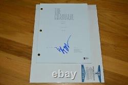 Dustin Hoffman Autographed The Graduate Movie Script Cover Beckett COA