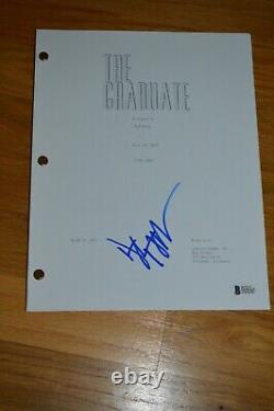 Dustin Hoffman Autographed The Graduate Movie Script Cover Beckett COA