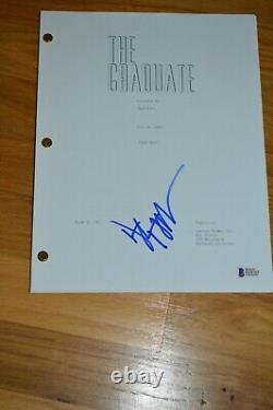 Dustin Hoffman Autographed The Graduate Movie Script Cover Beckett COA