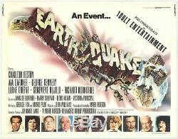 EARTHQUAKE / George Fox 1973 Screenplay, classic Charlton Heston disaster film