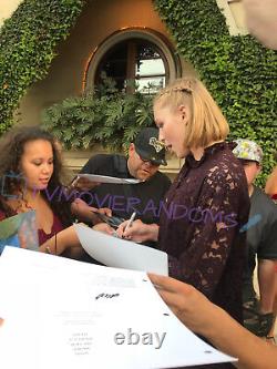 EKATERINA SAMSONOV SIGNED YOU WERE NEVER REALLY HERE SIGNED MOVIE SCRIPT with COA
