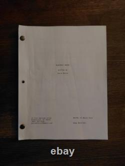 ELECTRIC JESUS Original Movie Script Screenplay Chris White 2018 WGA Registered