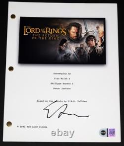 ELIJAH WOOD Signed LORD OF THE RINGS Full Movie SCRIPT autograph + SWAU COA