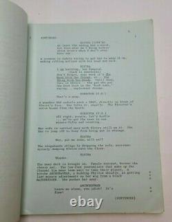 ELVIRA MISTRESS OF THE DARK / Sam Egan 1988 Screenplay, Cassandra Peterson film