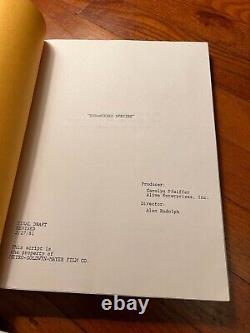 ENDANGERED SPECIES Rare Orginal Movie Script 1981 Alan Rudolph Robert Urich