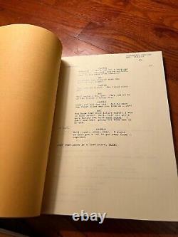 ENDANGERED SPECIES Rare Orginal Movie Script 1981 Alan Rudolph Robert Urich