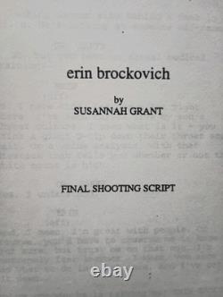 ERIN BROCKOVICH Final Shooting Movie Script by Susannah Grant