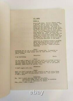 ESCAPE ME NEVER, Margaret Kennedy Broadway script used by Vanguard Films in 1944