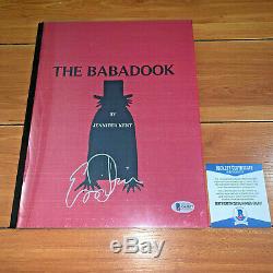 ESSIE DAVIS SIGNED THE BABADOOK FULL 100 PAGE MOVIE SCRIPT with BECKETT BAS COA