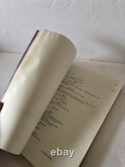 ET Movie Script Rare 1981 A Boys Life Original Copy Studio Stamp