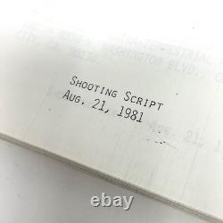 ET Movie Script Rare 1981 A Boys Life Original Willian Kotzwinkle Copy BOY00062