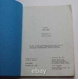 EVITA PERON / Ronald Harwood 1980 TV Movie Script Screenplay, Faye Dunaway