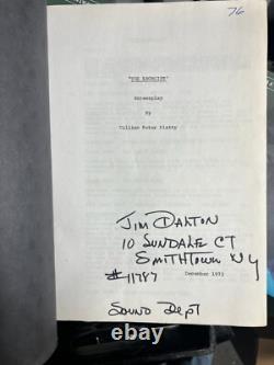 EXORCIST Original Screenplay Movie Script From 1972 By William Peter Blatty