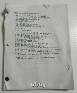 Early LETHAL WEAPON Movie Script 109pg Version Missing Cover