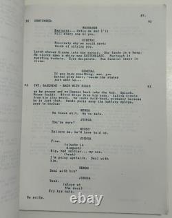 Early LETHAL WEAPON Movie Script 109pg Version Missing Cover