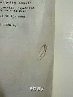 Early LETHAL WEAPON Movie Script 109pg Version Missing Cover