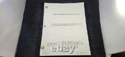 Early Working Title Scary Movie Script Screenplay 2000 Horror Comedy Film