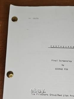 Earthquake (1974) Final Screenplay Feb 12 1974 George Fox Original Movie Script