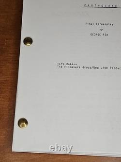 Earthquake (1974) Final Screenplay Feb 12 1974 George Fox Original Movie Script
