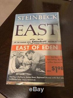 East Of Eden First Edition Book With Movie Promo James Dean John Steinbeck 1952