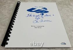 Ed Asner Carl Fredricksen Autograph Signed UP Movie Script ACOA 2009 Film