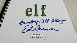 Ed Asner Santa Clause Autograph Signed ELF Movie Script 2003 Film ACOA Cert