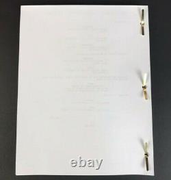 Eddie Murphy Autograph Signed Beverly Hills Cop Full Movie Script JSA