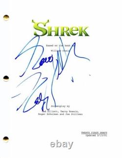 Eddie Murphy Signed Autograph Shrek Full Movie Script Snl, Coming 2 America