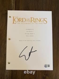 Elijah Wood'Lord Of The Rings' Signed Full Movie Script'Frodo' Beckett