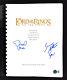 Elijah Wood & Sean Astin Lord Of The Rings Two Towers Signed Movie Script Bas W