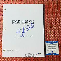 Elijah Wood Signed Lord Of The Rings The Fellowship Of The Ring Movie Script Coa