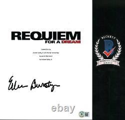 Ellen Burstyn SIGNED Requiem for a Dream Autograph Full Movie Script Beckett COA