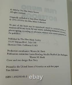 Elmer Bernstein's Film Music Notebook VERY RARE Signed 1st Edition JSA Certified