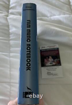 Elmer Bernstein's Film Music Notebook VERY RARE Signed 1st Edition JSA Certified
