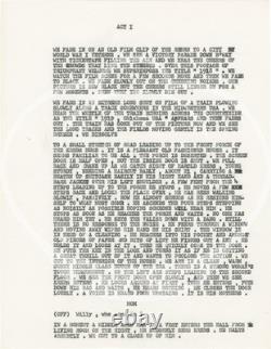 Ernest Hemingway SOLDIER'S HOME Original screenplay for an unproduced #153707