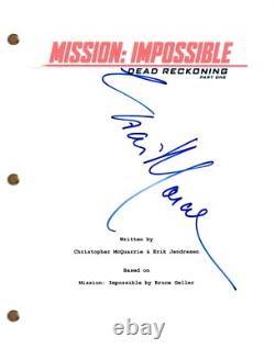 Esai Morales Mission Impossible Signed Autograph Movie Script Screenplay COA