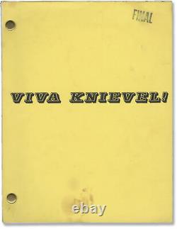 Evel Knievel VIVA KNIEVEL Original screenplay for the 1977 film 1976 #149074