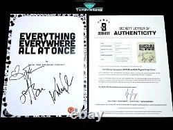 Everything Everywhere All At Once Signed Movie Script By 3 Cast Beckett Bas Coa
