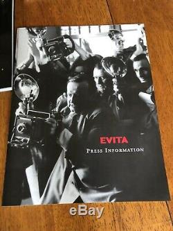 Evita Film Press Package Book CD 18 Slides 10 Stills Madonna Antonio Banderas