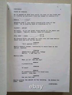 Exorcist Movie Script (1998) William Peter Blatty Script for Unmade Mini-Series