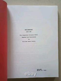 Exorcist Movie Script (1998) William Peter Blatty Script for Unmade Mini-Series