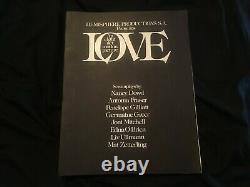 Extremely Rare 1982 Love Early Draft Script Joni Mitchell Only Foray In Film